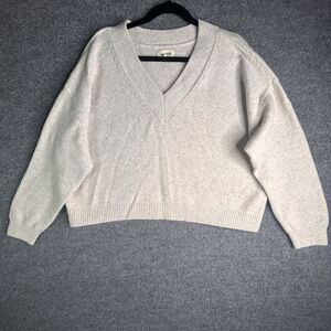 Open Edit V Neck Sweater Acrylic Womens‎ Size Xl